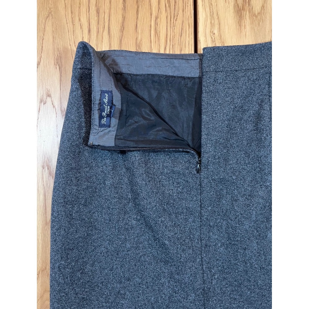 J.Crew The Pencil Skirt Women Size 2 Grey Wool Blend Professional Workwear - Picture 6 of 9